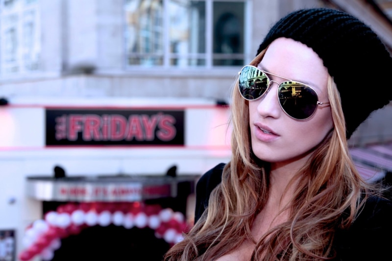 sunglasses, Jordan Carver, 1080P, hat, women with glasses, women