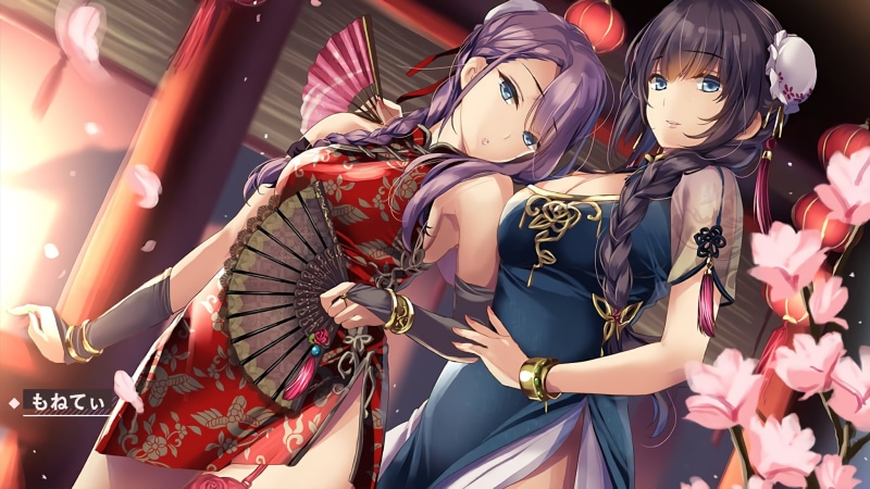 Azur Lane, Asian architecture, 1080P, Cheongsam, Curlew (Azur Lane), Curacoa (Azur Lane)