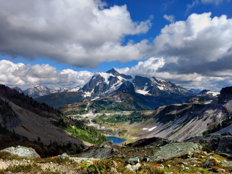 nature, alpine, clouds, landscape, mountain, scenic, mountain range, snowcapped mountain, mountains, water, tranquil scene, cloudiness, no people
