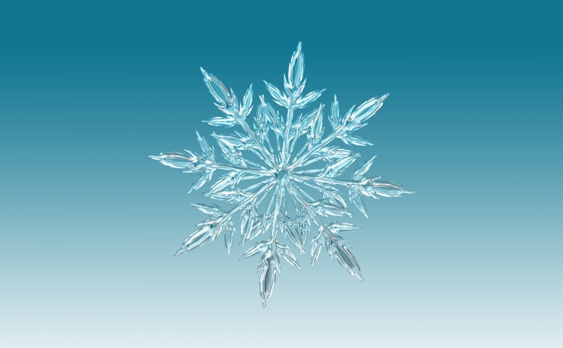 Snowflake, blue, cold temperature, nature, snowflakes, Crystal, indoors, no people, 4K, christmastime, Christmas, digital composite, celebration, icecrystal