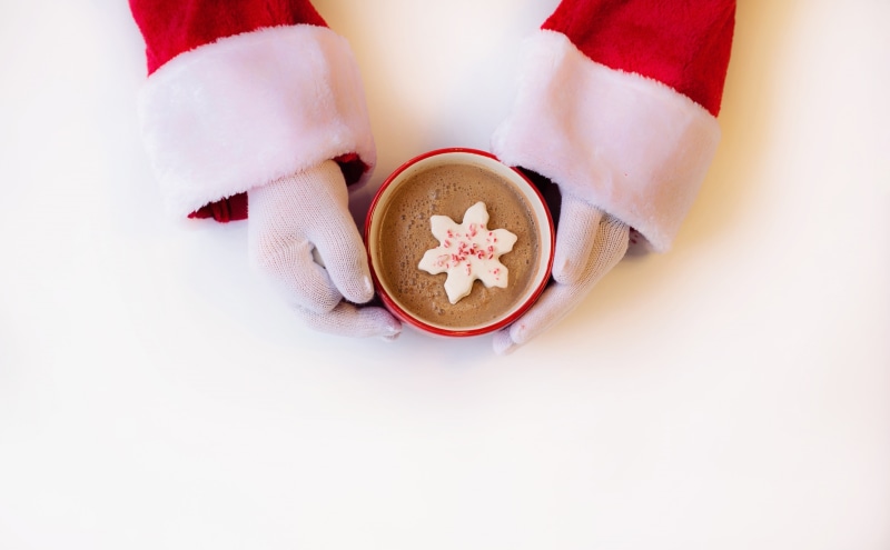 Hands, drink, Treat, MerryChristmas, hotchocolate, delights, chocolate, dessert, santaclaus, hot, claus, Christmas, Holiday, beverage, Xmas, Santa, delicious