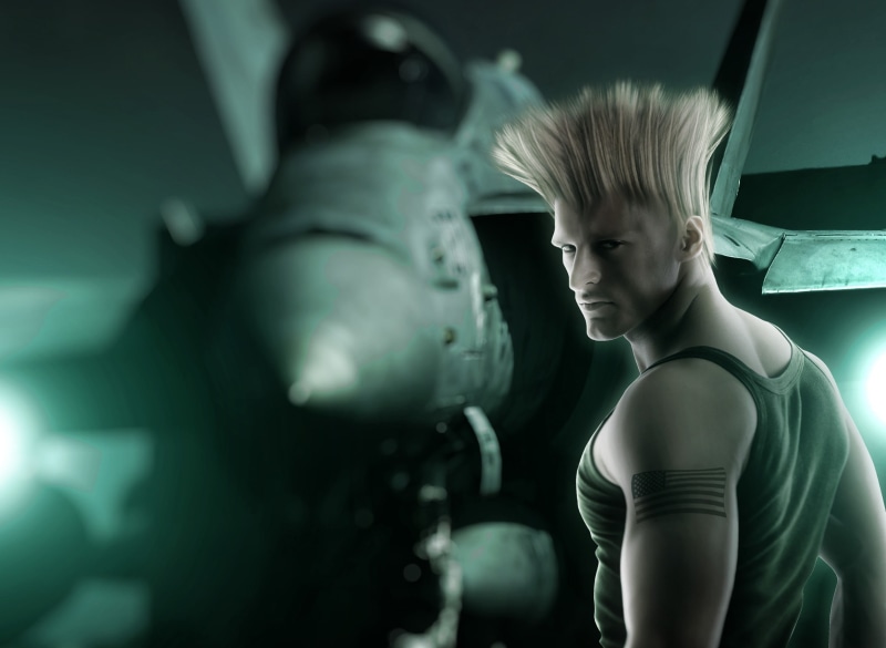 street, video, street fighter, hd, games, 1080P, fighter, realistic, art, photomanipulation, x, guile
