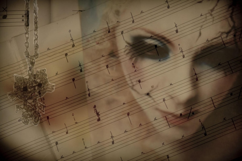 underwater, 3d and abstract, 1080P, photomanipulation, music, brink, beauty, notes, maria, crying