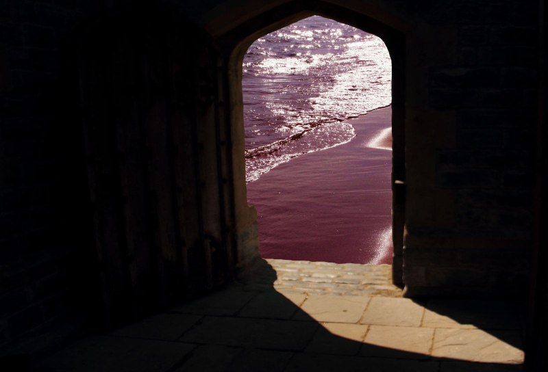 paradise, no people, outdoor, architecture, tropical, history, vacation, outdoors, sand, shadow, arch, water, open, light, resort, sunlight, entrance, door