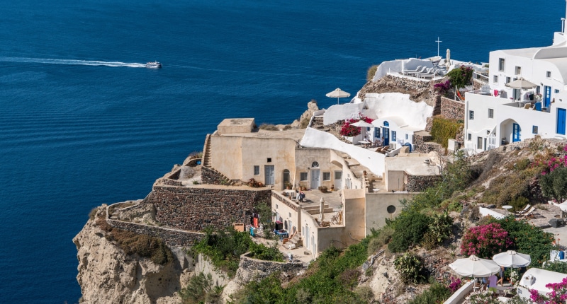 sea, island, history, mediterranean Countries, touristic, residential district, village, vacations, famous Place, landscape, santorini, mediterranean Sea