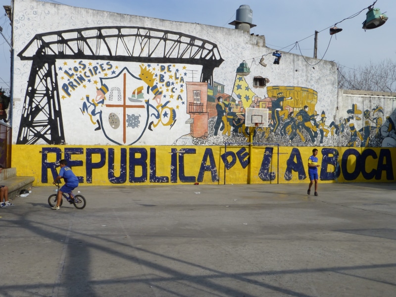 lifestyles, ride, football, land vehicle, men, communication, capital, bicycle, travel, built structure, la boca, buenos aires, people, architecture, 4K