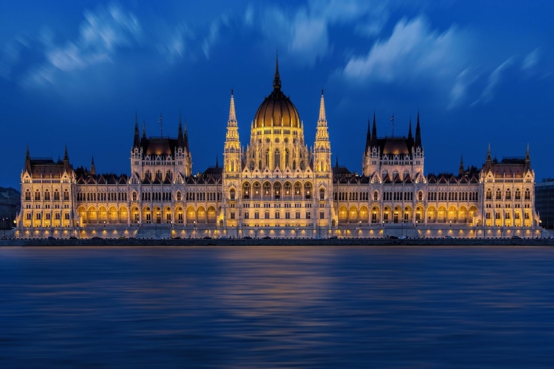 long exposure, government, night parliament, budapest, building, outdoors, photo, concrete, architecture, river, built structure, cloud - sky, travel destinations