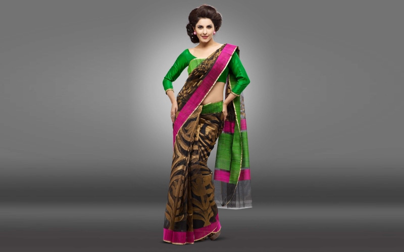 cute, saree, bollywood, isha, figure, actress, hot, model, face, indian, girl, lips, pretty, eyes, 2K, brunette, sexy, beauty, pose, beautiful, smile