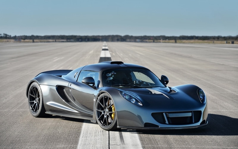 horizon, the front, Hennessy, Venom GT, World Speed Record, Hennessey, 1080P, background, supercar