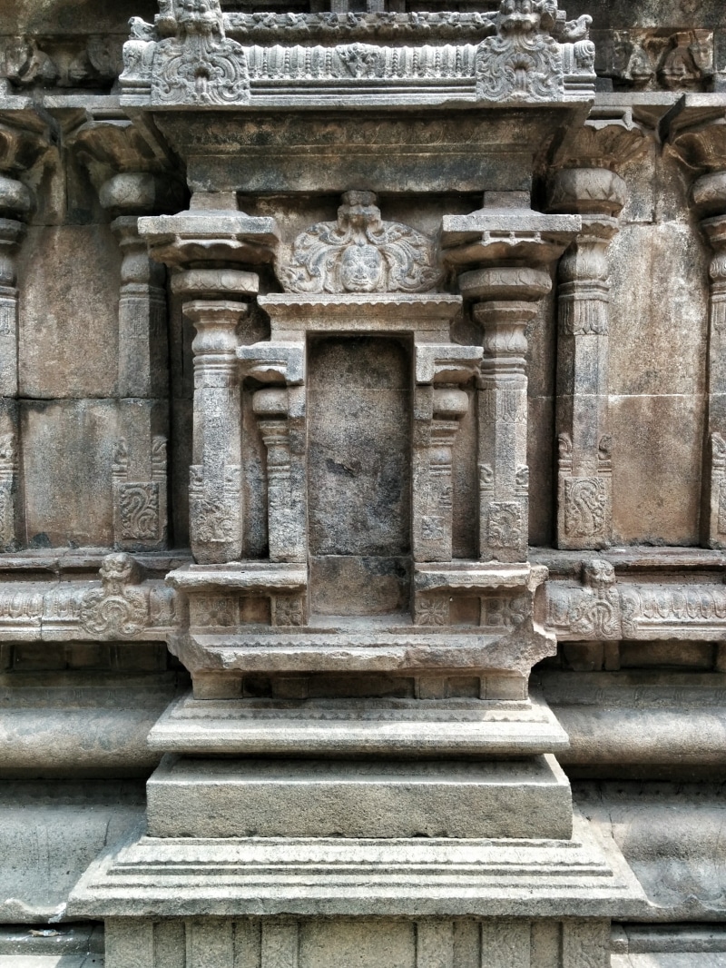 vellore, india, built structure, carving, carving - craft product, travel destinations, hindu, architectural column, human representation, low angle view