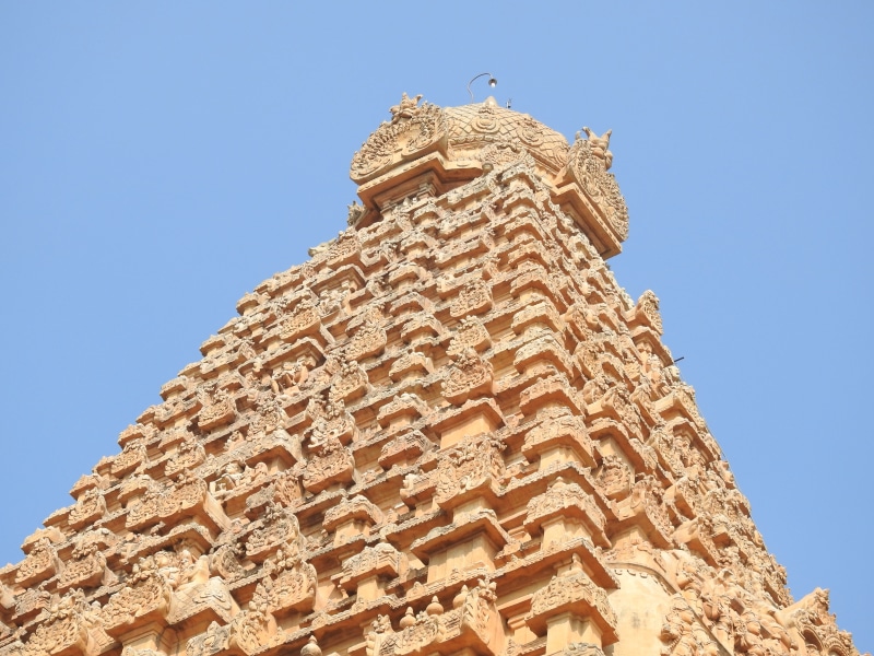 architecture, 4K, belief, Temple, travel, blue, sky, built structure, history, clear sky, spirituality, tower, religion, the past, building exterior, ornate