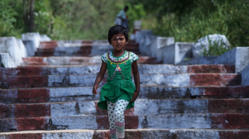 childhood, photo, outdoors, india, coimbatore, teenager, front view, one person, staircase, portrait, steps and staircases, photography, standing, 5K