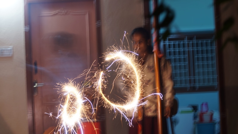 firework, vadavalli, lifestyles, sparkler, event, photo, sparks, firework display, men, playing, 5K, celebration, night, life, blurred motion, child, glowing