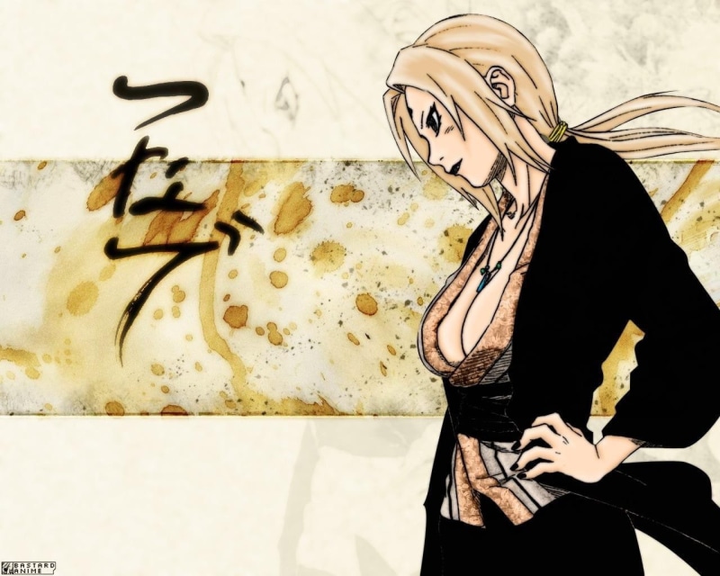 hairstyle, real people, leisure activity, lifestyles, art and craft, three quarter length, Naruto Shippuuden, Tsunade, wall - building feature, women, graffiti