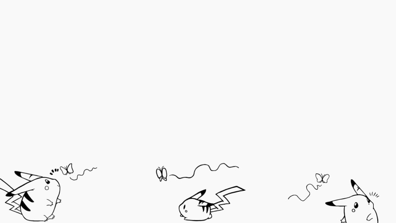 Pokémon, 1080P, simple background, manga sketch, Pikachu, manga