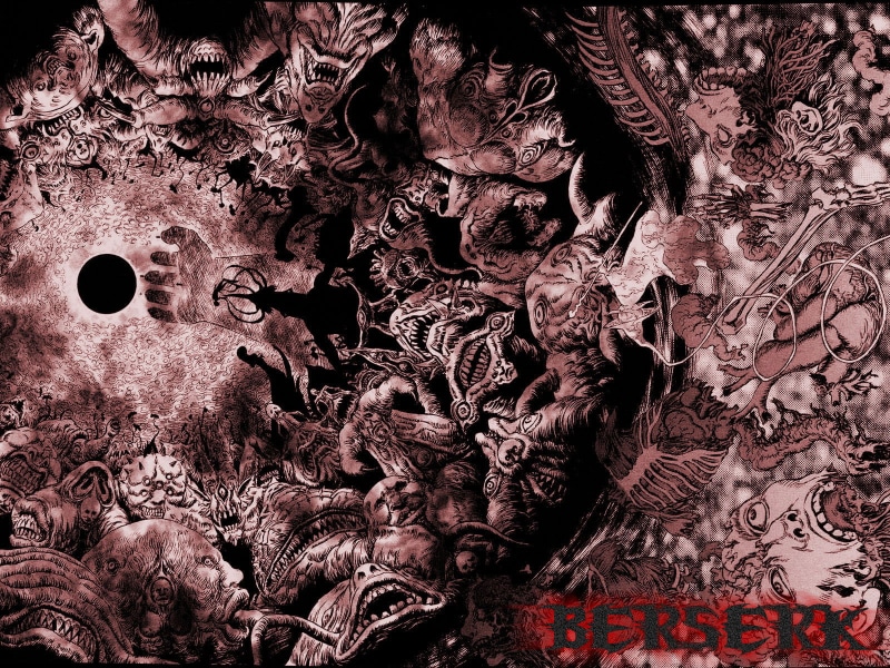 Kentaro Miura, 720P, artwork, Berserk, anime