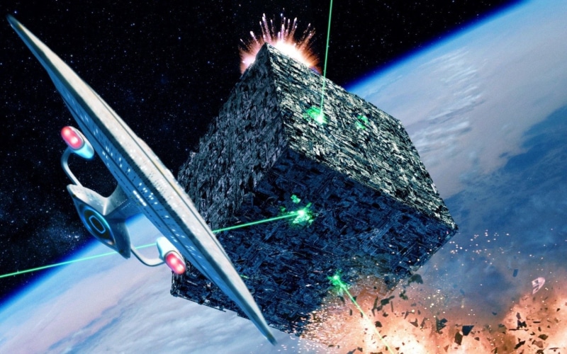 The Borg Collective, Star Trek, USS Enterprise NCC-1701, Star Trek: The Next Generation, 720P