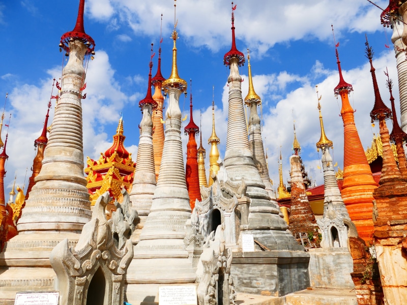 asia, orange, yangon, ancient civilization, architecture, shwedagon Pagoda, history, buddhism, gold, place of worship, praying, built structure, building exterior