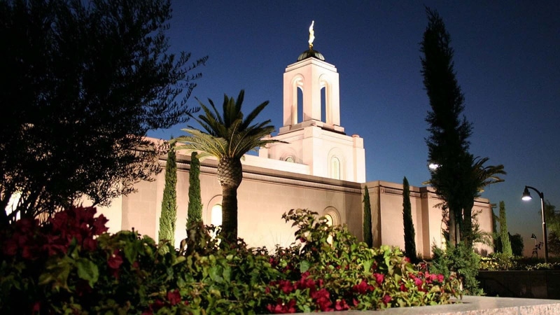 nature, growth, sky, spirituality, tropical climate, belief, white, no people, The Church of Jesus Christ of Latter-day Saints, tower, Mormon, palm tree