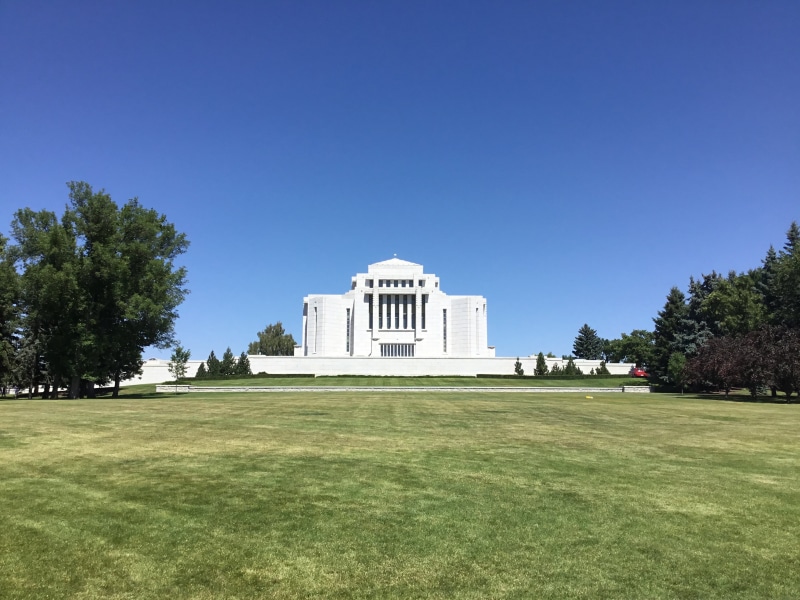 growth, travel, blue, LDS, The Church of Jesus Christ of Latter-day Saints, copy space, 2K, grass, green color, day, Mormon, neo-classical, building exterior