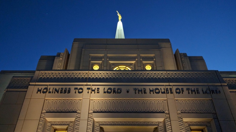 dusk, temple, no people, mormon, outdoors, life, lds, city, built structure, sky, 4K, clock, travel, church of jesus christ of latter day saints, tower