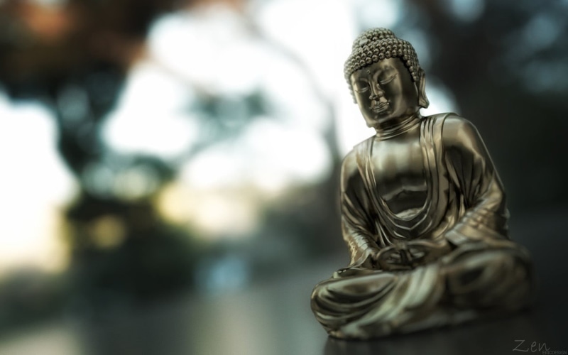 religion, male likeness, creativity, place of worship, 720P, Buddha, statue, idol, silver, spirituality, focus on foreground, sculpture, belief, architecture