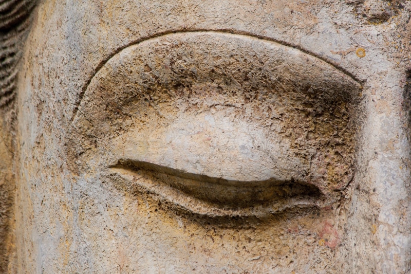 backgrounds, day, statue, gautama, history, eye, steinmetz, closeup, buddha, third eye, weathered, belief, architecture, close-up, siddhartha gautama, ancient