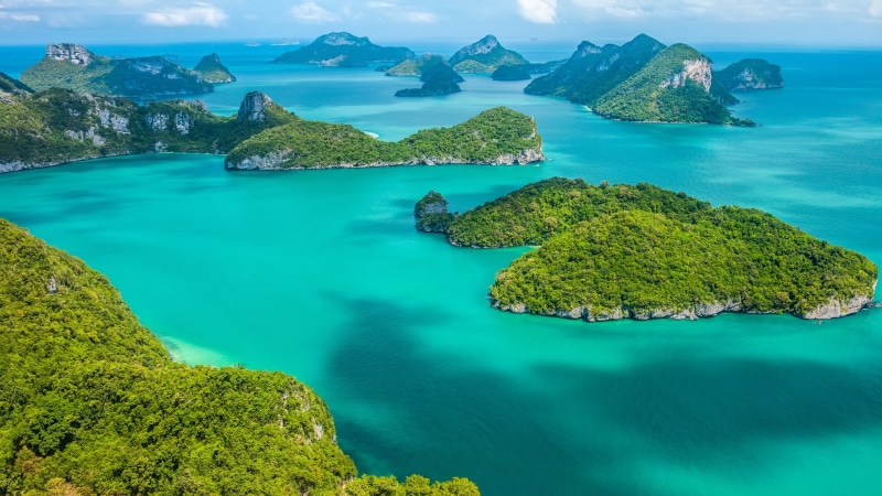 marine, islands, park, thong, ang, national, 2K, group, tropical