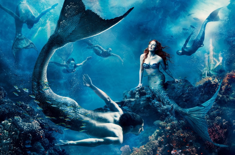 mermaid, disney, 2K, little, moore, julianne, annie