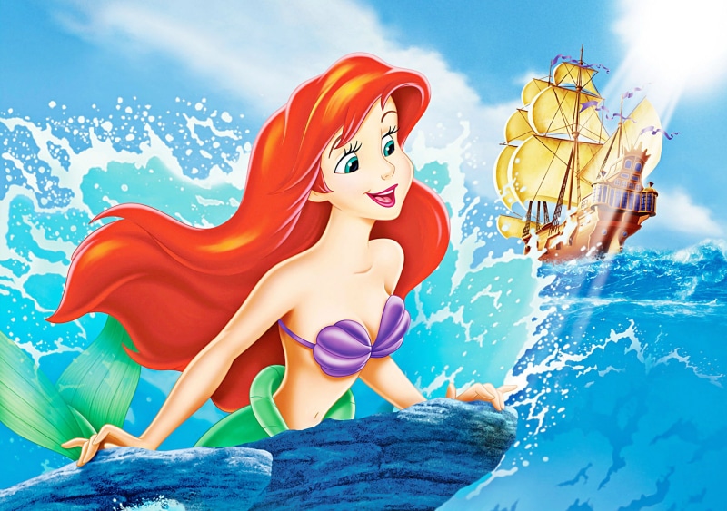 animation, adventure, fantasy, mermaid, 1littlemermaid, 2K, disney, princess, family, ariel, cartoon, little