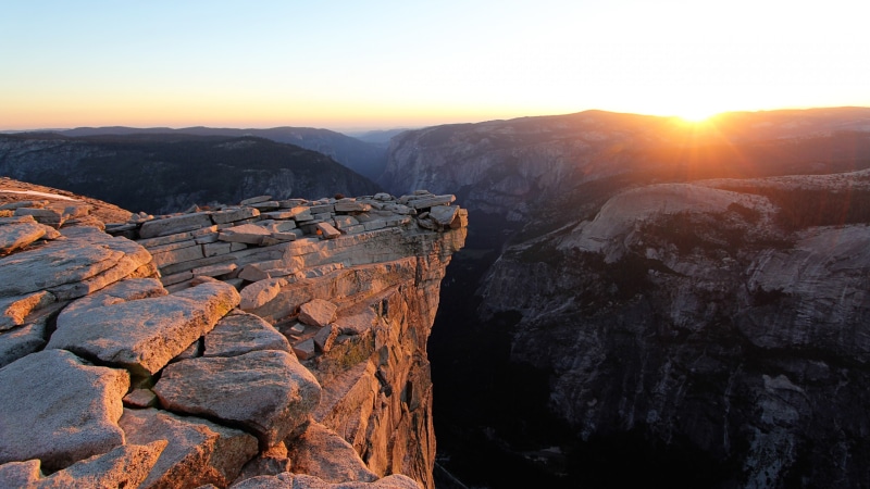 rocks, 5K, 5k, sunset, photo, USA, Half Dome, mountains, cliff, 8k, mountain