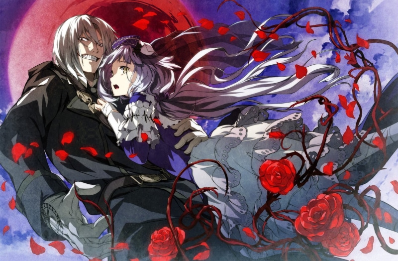 1080P, red, anime girls, indoors, creativity, rose, human representation, painted, backgrounds, Wilhelm Ehrenburg, close-up, variation, male likeness