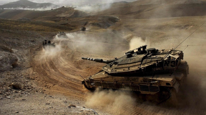 tanks, idf, sand, roads, israel, merkava, dust, 1080P