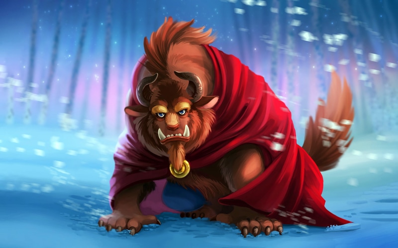 Disney, 2K, Beauty and the Beast, fantasy art, Walt Disney