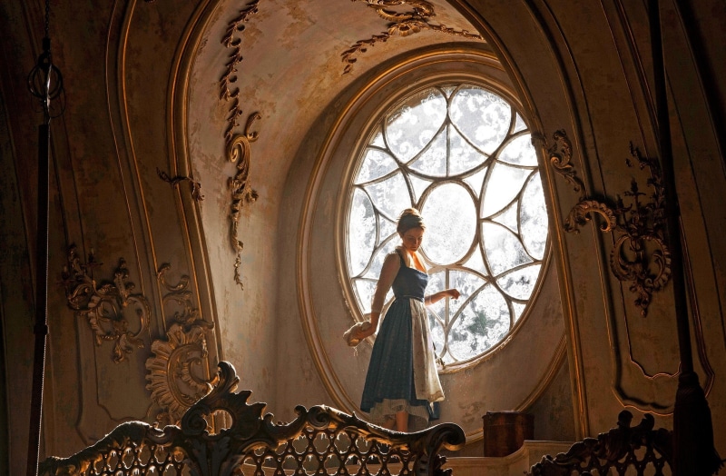 Emma Watson, cinema, Walt Disney, 2K, fantsy, woman, Disney, Beauty and the Beast, film, girl, movie