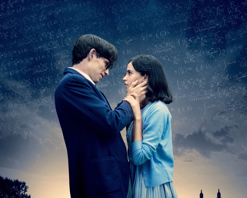Eddie Redmayne, Formulas, Love, Girl, Jane, Sky, Theory, Felicity Jones, Focus Features, 4K, Working Title Films, Story, The, Incredible, Drama, The Theory of Everything