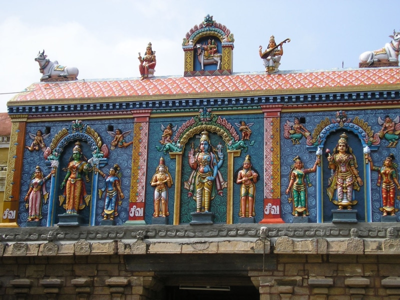 india, history, temple, asian, statue, art and craft, monument, place of worship, spirituality, thanjavur, building, daytime, sculpture, building exterior