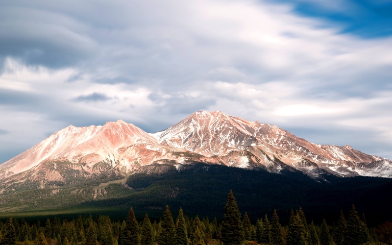 tranquility, stratovolcano, plant, nature, sky, formation, cloud - sky, non-urban scene, no people, environment, tranquil scene, cold temperature, mountain range