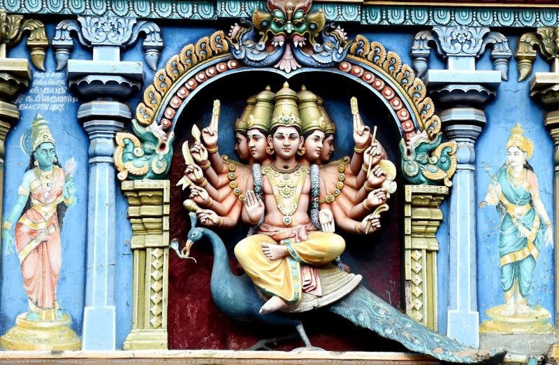 female likeness, human representation, belief, no people, 1080P, male likeness, religion, creativity, place of worship, art and craft, Hinduism, ornate