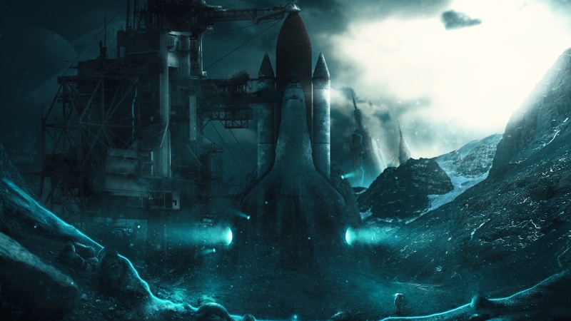 k, 4K, Shuttle, Space, Abandoned