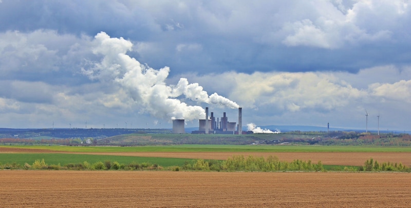 fuel and Power Generation, climate change, cooling towers, energy, current, 1080P, Clouds, pollution, air pollution, smoke stack, nature environment, rural Scene
