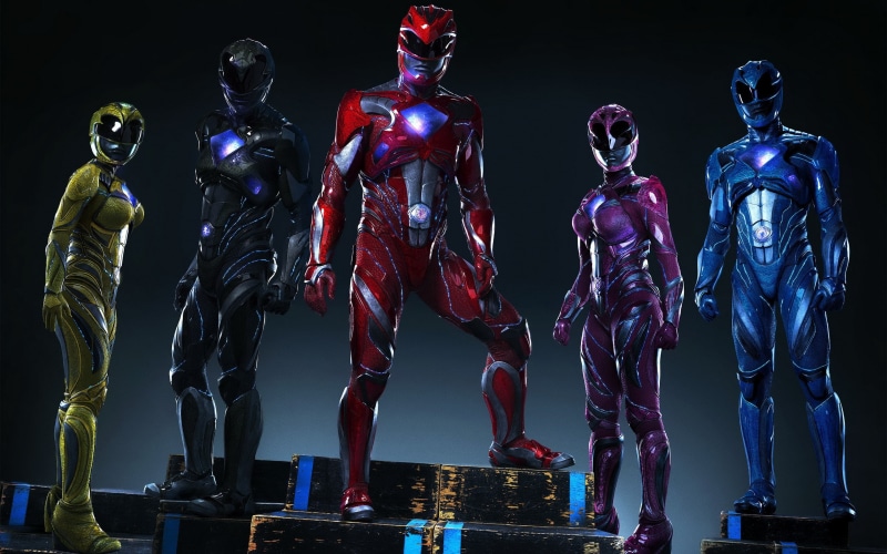 indoors, standing, statue, multi colored, representation, Power Rangers, no people, sculpture, Mighty Morphin Power Rangers, creativity, human representation