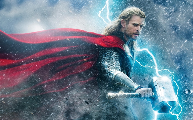 thor, 2K, mighty, movie, world, dark
