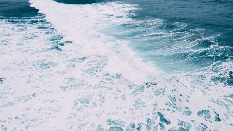 breaking, sail, flowing water, nature, aquatic sport, beach, power in nature, newzealand, dji, surfing, coast, crashing, movement, sport, motion, blue