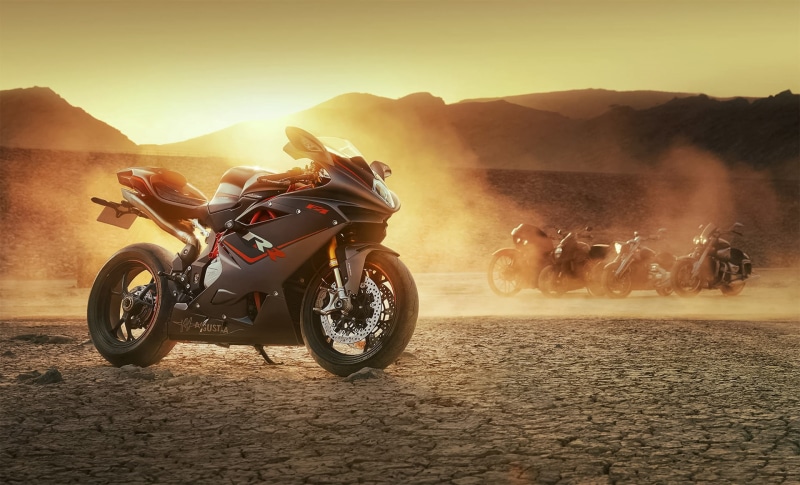 animal themes, livestock, pets, MV Agusta F4 RR, Superbike, riding, vertebrate, group of animals, motorcycle, 1080P, sunset, domestic, sky, ride, domestic animals