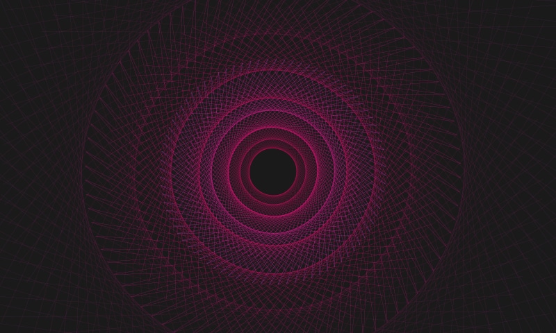 Circular, Pink, Symmetrical, Pattern, 2K