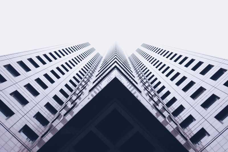 tall - high, pattern, office building exterior, skyscraper, worms, no people, architecture, symmetrical, reflection, gray, eye, angle, directly below, nature