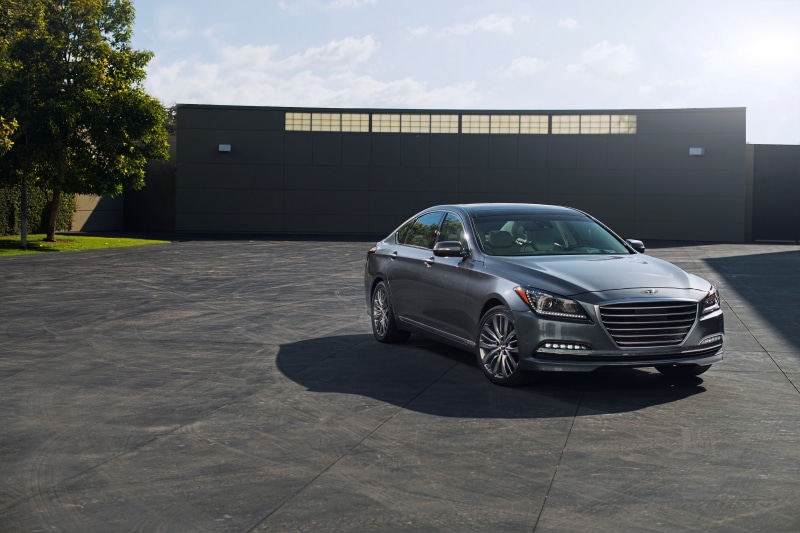 front, HCD-14, 4K, DH, review, 2015 cars, Hyundai Genesis, luxury cars, test drive, hybrid