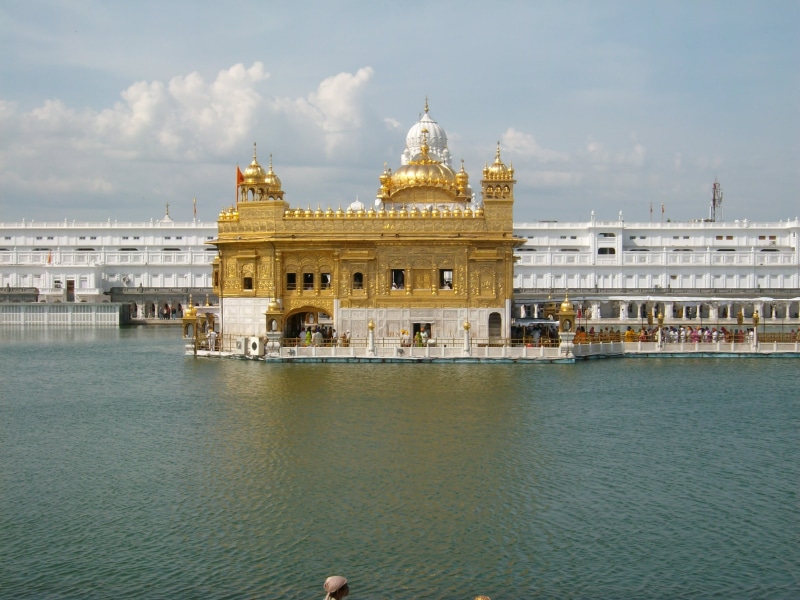 punjab - India, famous Place, history, outdoors, day, amristar, asia, sky, india, cloud - sky, 2K, waterfront, famous, building, travel, golden Temple