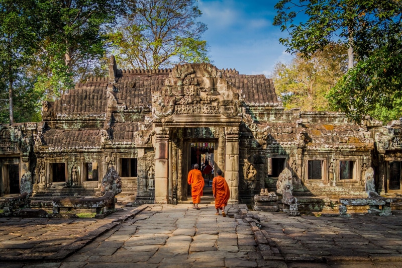 4K, tourism, siem reap, history, angkor wat, religion, built structure, the past, ancient civilization, belief, ancient history, ancient, old ruin, building exterior